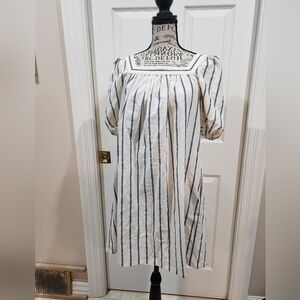 Faherty Blue and White Phoenix Striped Dress NWT